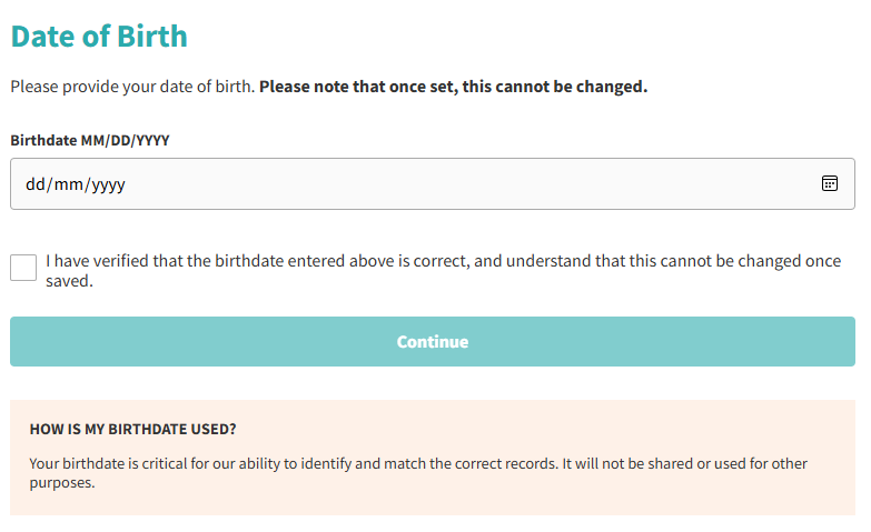 Intelius date of birth