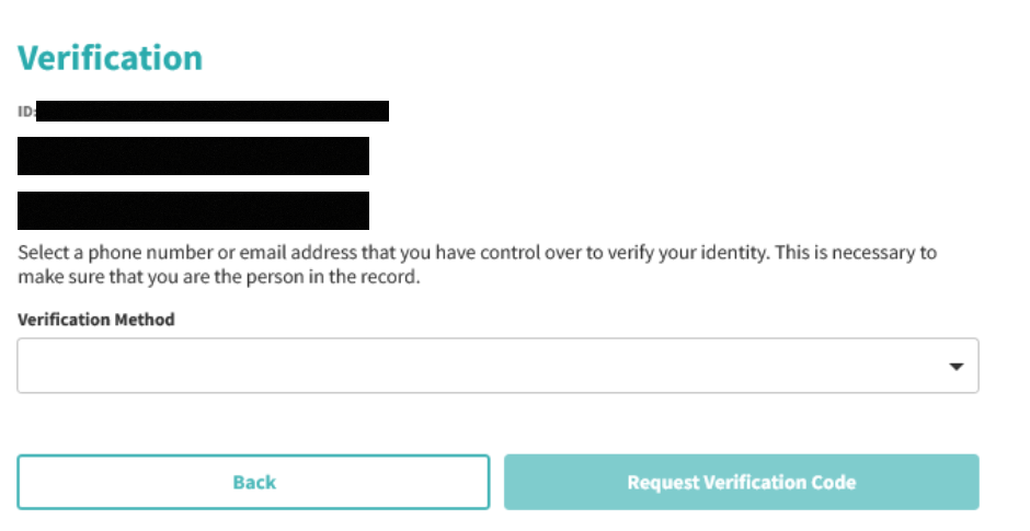 Intelius verification method