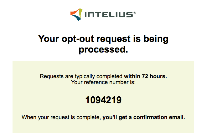 remove yourself from PhoneBook intelius opt out removal