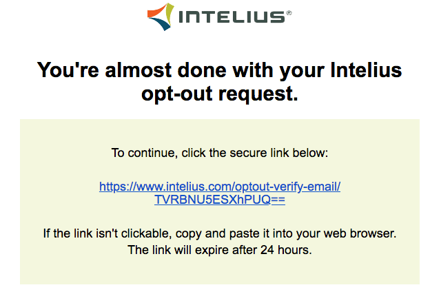 remove yourself from PhoneBook intelius opt out removal