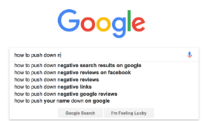 push down negative results
