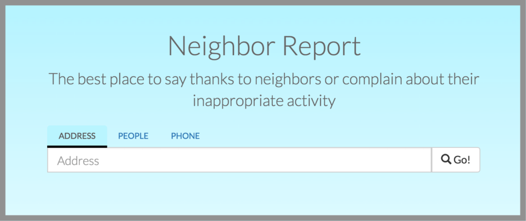 remove yourself from neighbor report opt out removal
