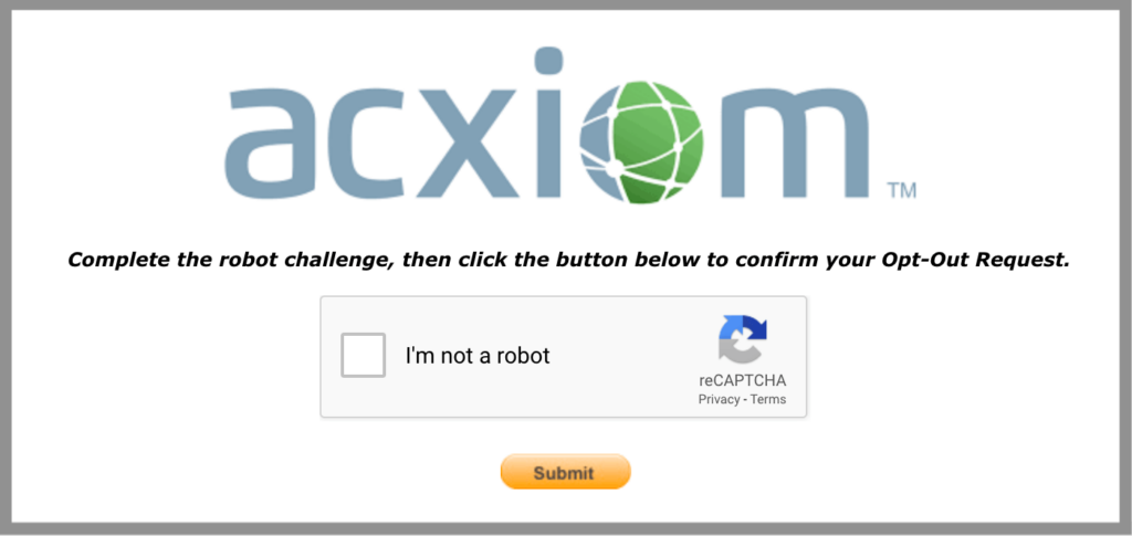 remove yourself from axciom opt out removal