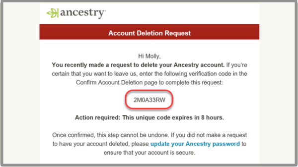 How to Delete Your Ancestry Account