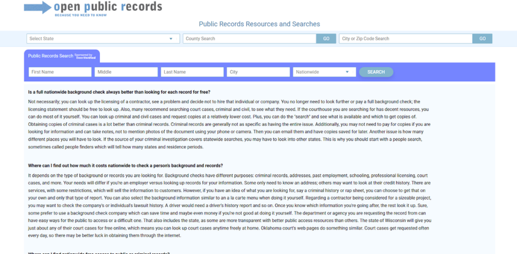 Open Public Records