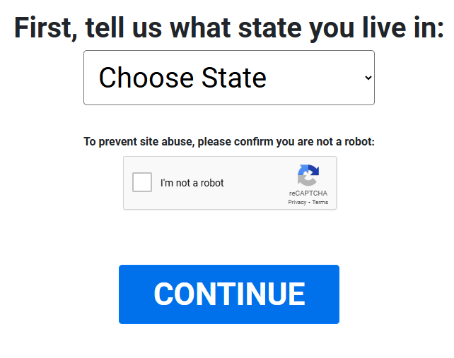 SpyDialer select your state