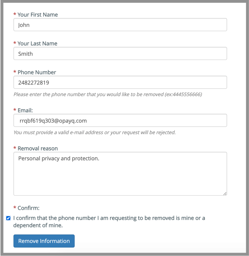 private number checker removal
private number checker opt out
privatenumberchecker