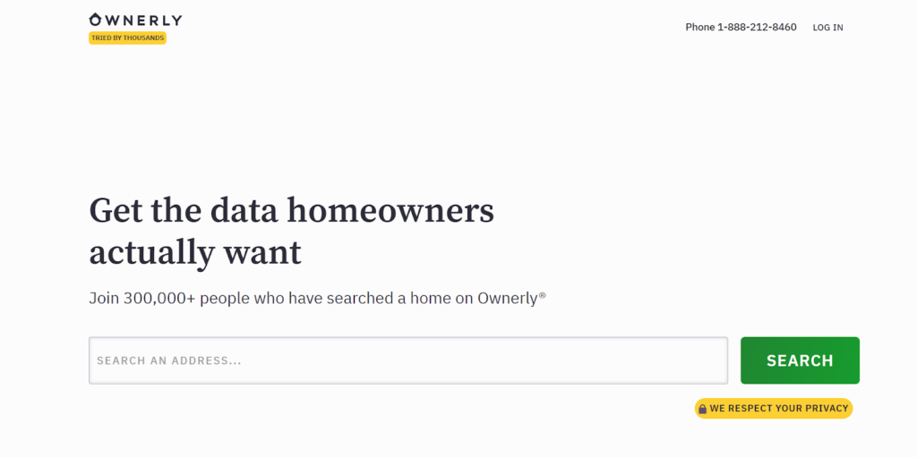 Ownerly homepage 