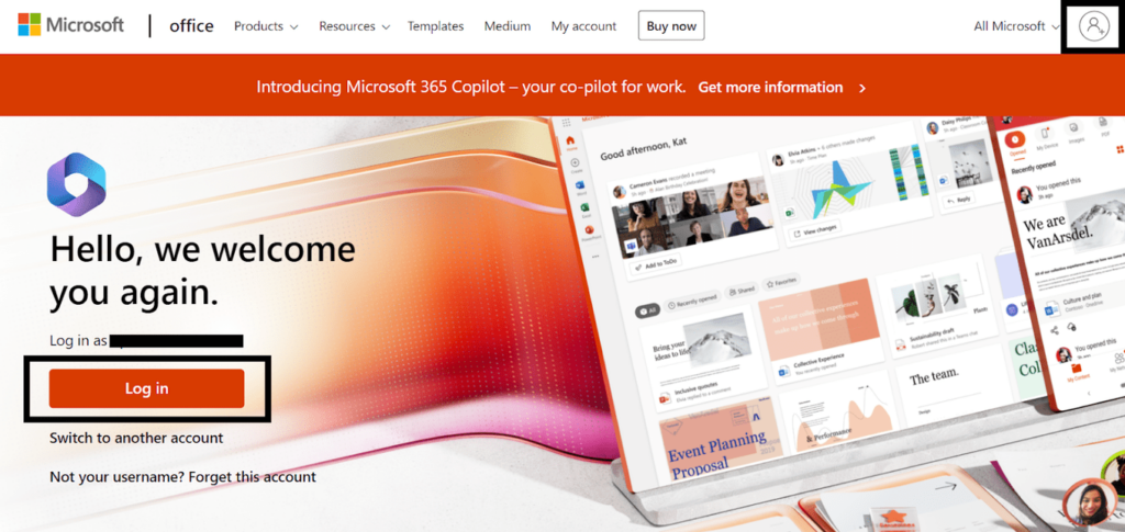 Microsoft office website