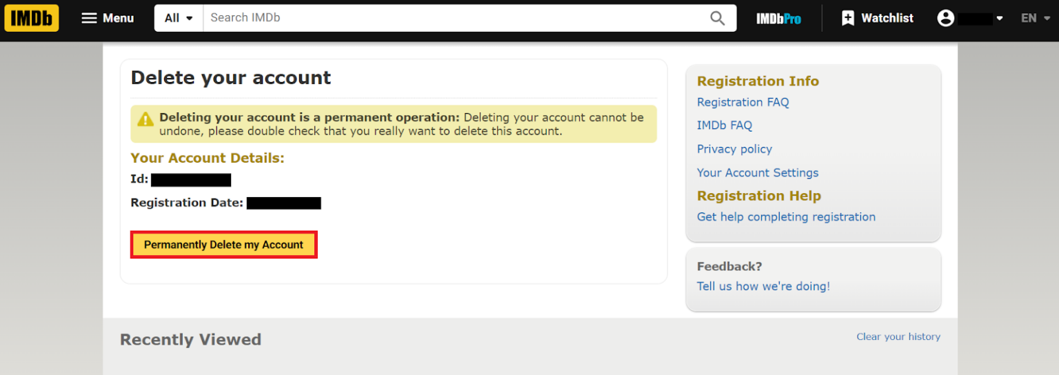 How to Delete Your IMDb Account - DeleteMe