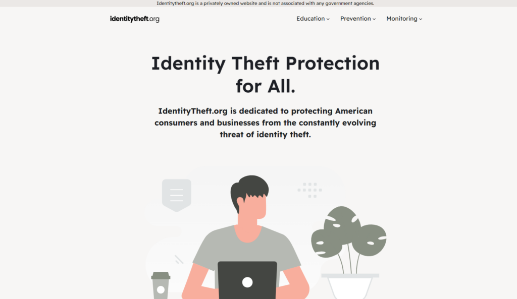 IdentityTheft.or homepage