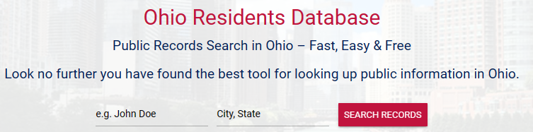 OhioResidentDatabase search