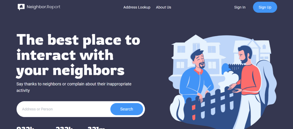 Neighbor.Report homepage