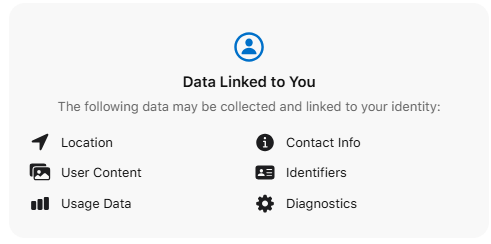 Microsoft Authenticator privacy label