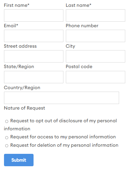 Cyndx opt out form