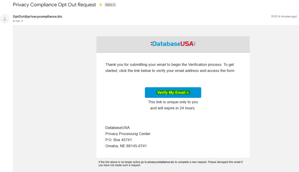 DatabaseUSA email