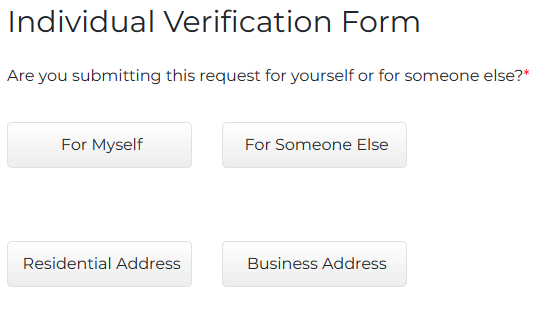 DatabaseUSA individual verification form