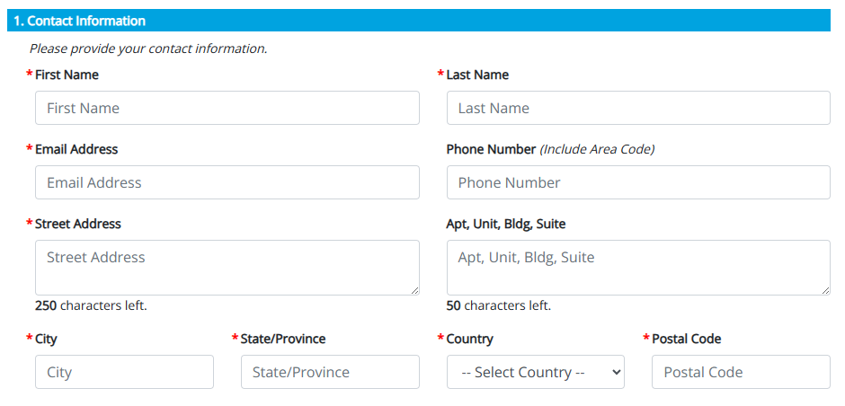 Deloitte opt out form personal info section