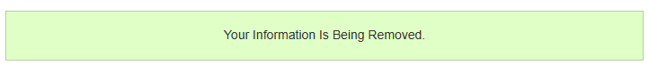 EproDirect your information is being removed