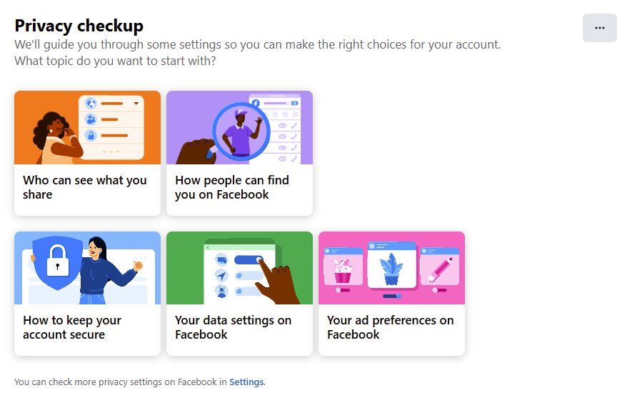 Facebook Privacy Checkup