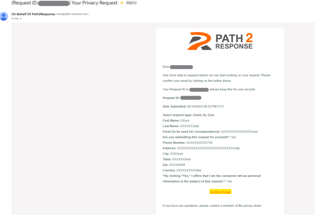 Path2Response email