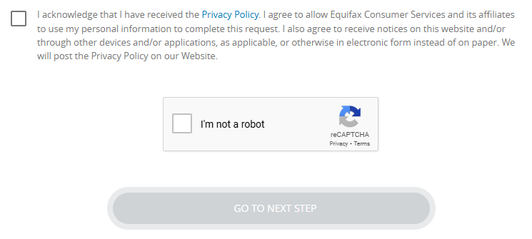 I'm not a robot checkbox