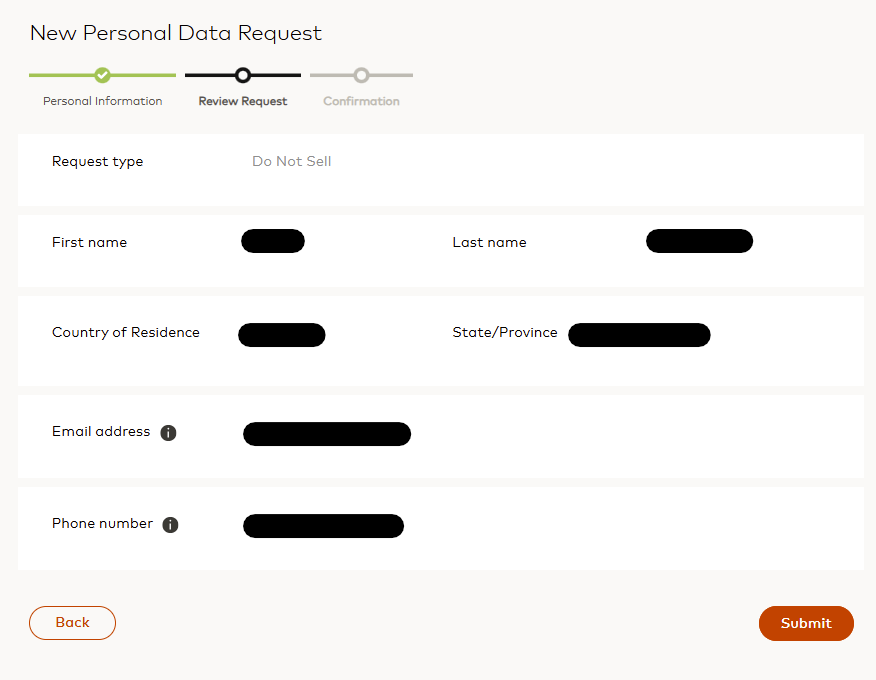 Ekata review opt out form