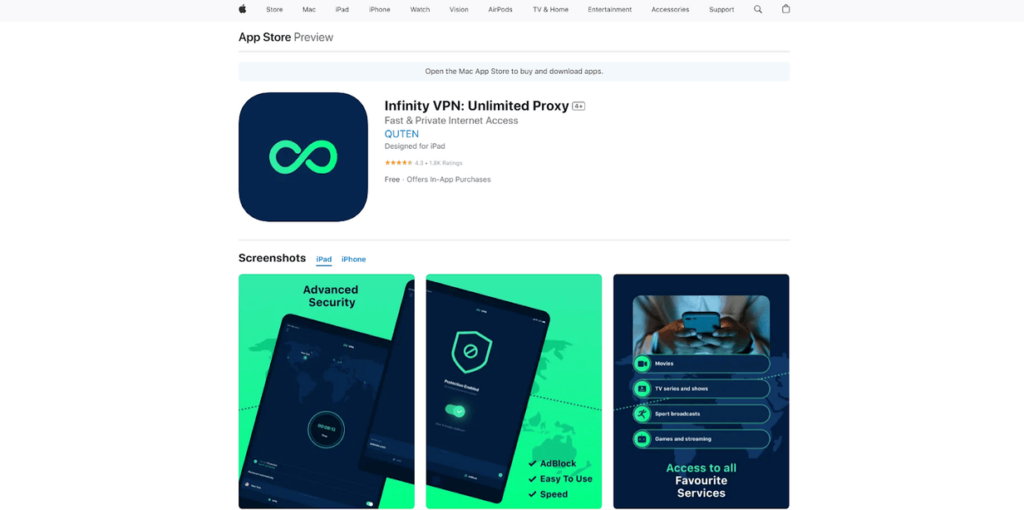 Infinity VPN