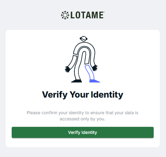 Lotame Verify your identity