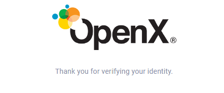 OpenX request submitted 