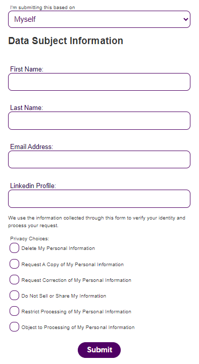 SeekOut opt out form