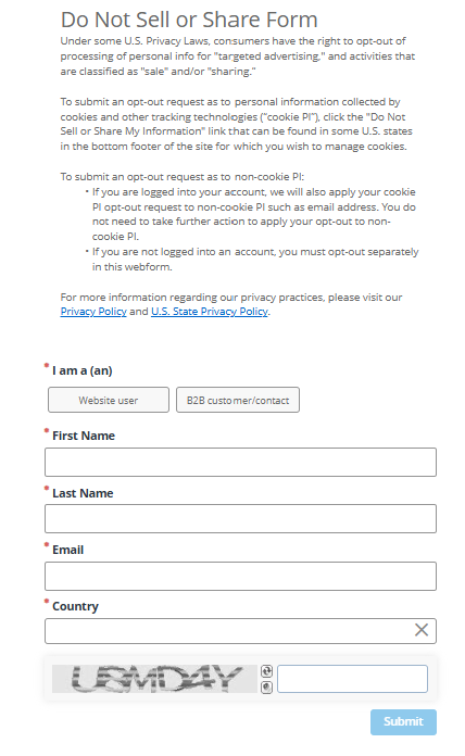 SlashdotMedia opt out form