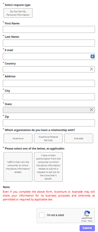 Accenture form 