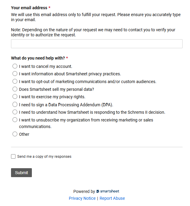 Aspire-North opt out form