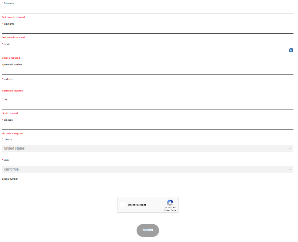 Choreograph opt out form