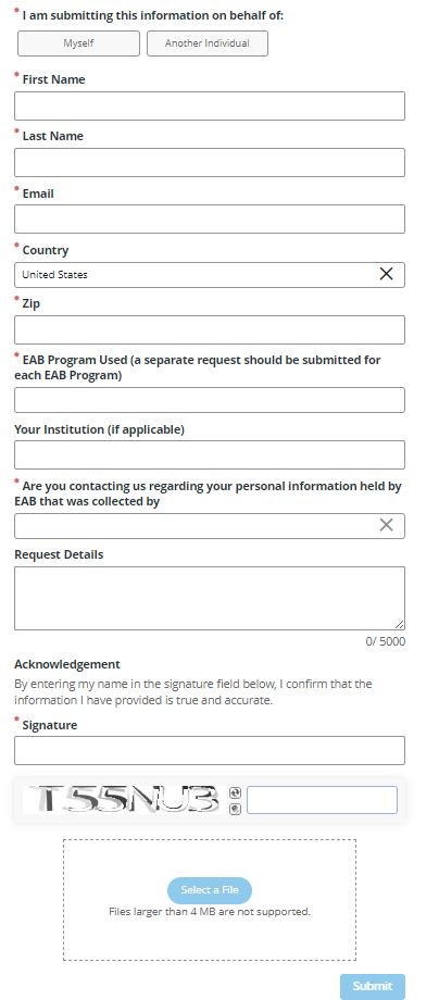 EAB opt out form