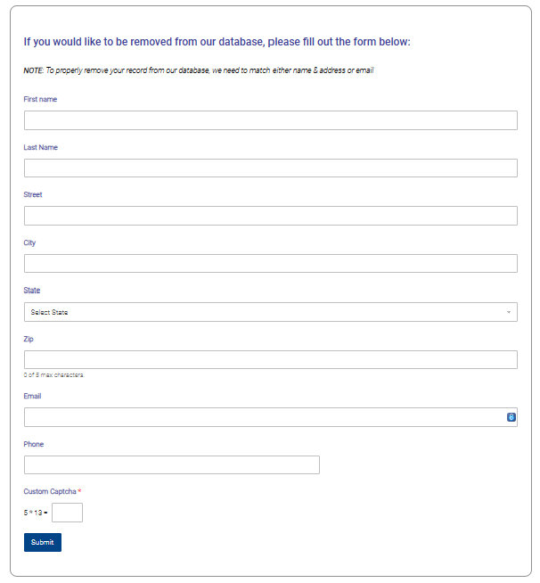 Focus-USA online form