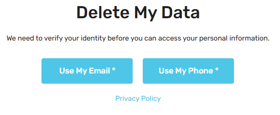 FullContact choose verification method 