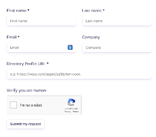 Wiza opt out form