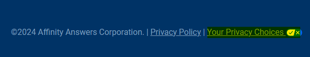 AffinityAnswers footer