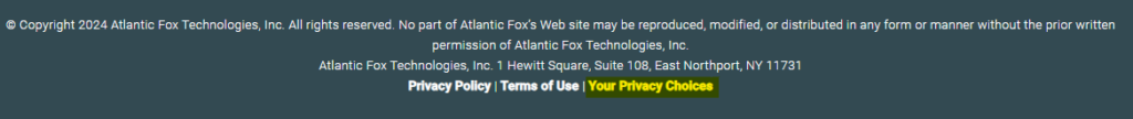 AtlanticFox footer 