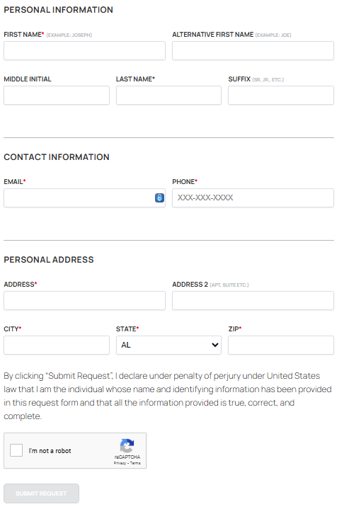 Buxton opt out form