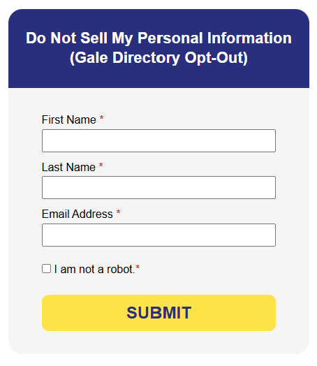 Gale opt out form