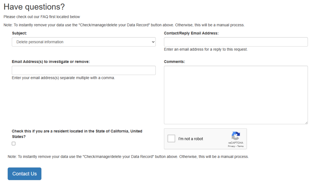 SourceitMarketing opt out form