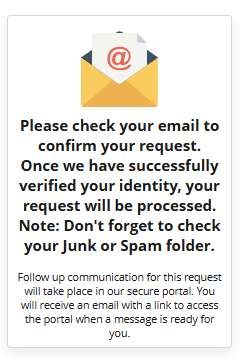 ThompsonReuters message to check your email