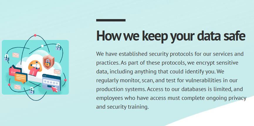 Unroll.me "How we keep your data safe." 