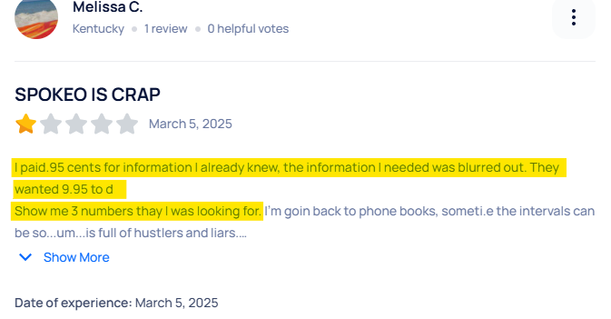 Spokeo review about the website's accuracy