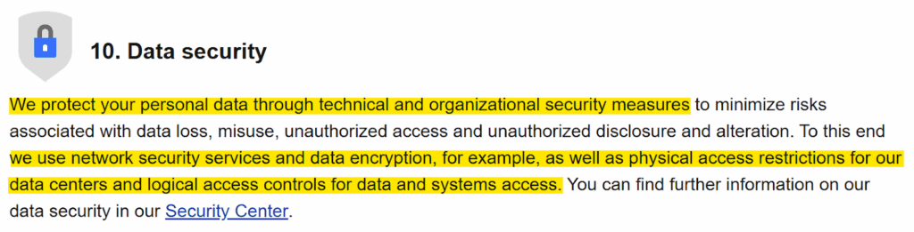 eBay data security 