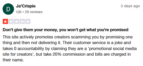 Negative OnlyFans review
