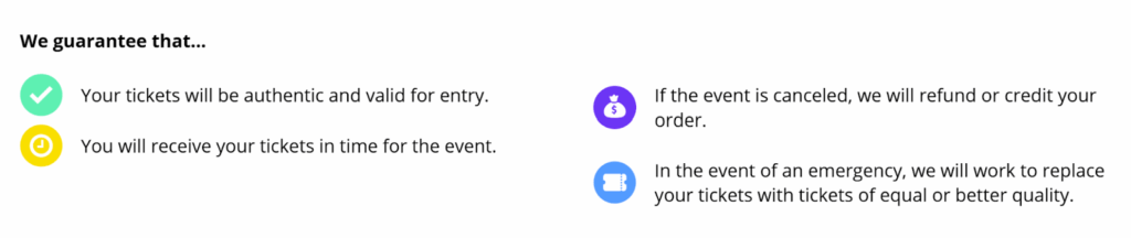 TickPick BuyerTrust Guarantee